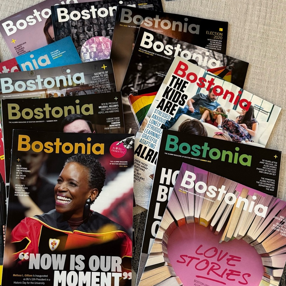 Boston University 10 issue Magazine Bundle - Bostonia (2020-2024)